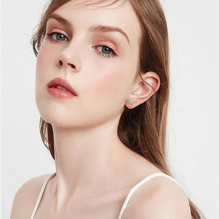 S925 Moissanite Earring