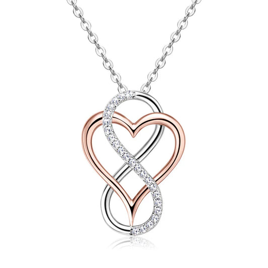 S925 Love Heart Moissanite Necklace